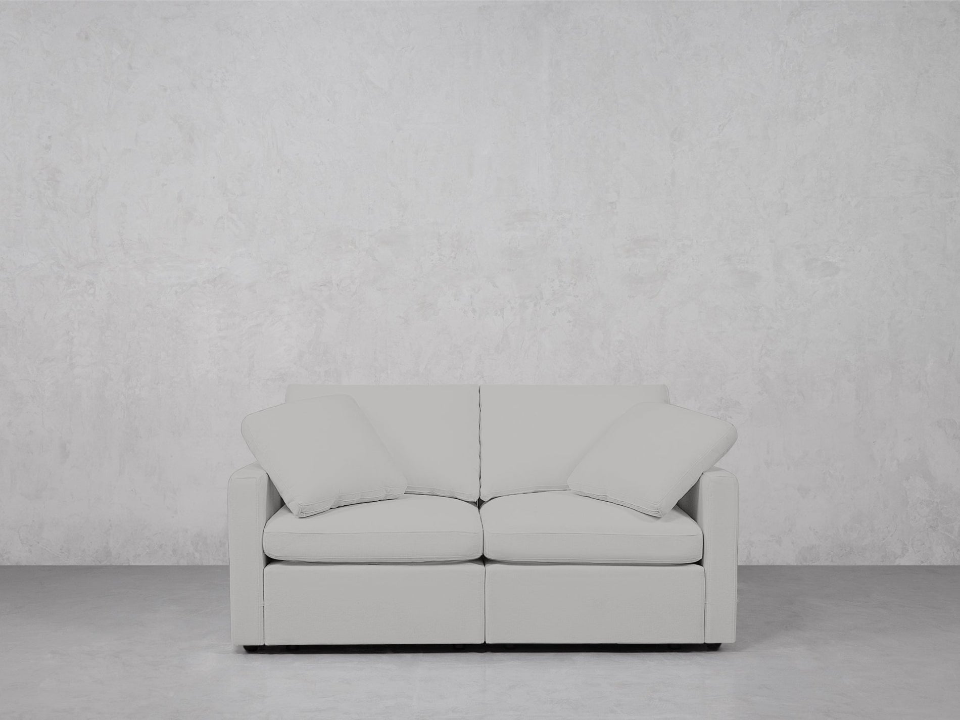 2-Seat Modular Loveseat (Thin Arms) - 7th Avenue