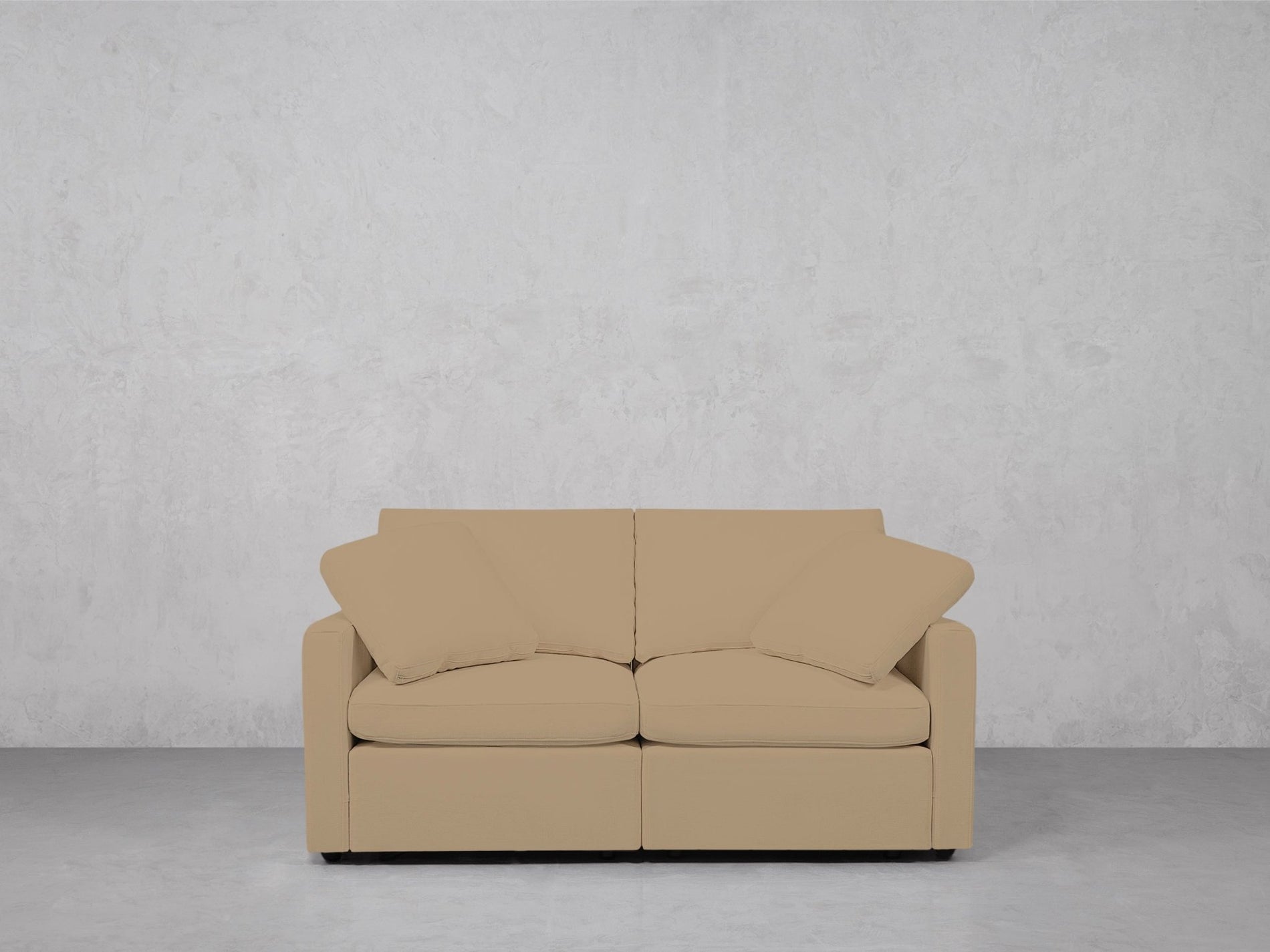 2-Seat Modular Loveseat (Thin Arms) - 7th Avenue