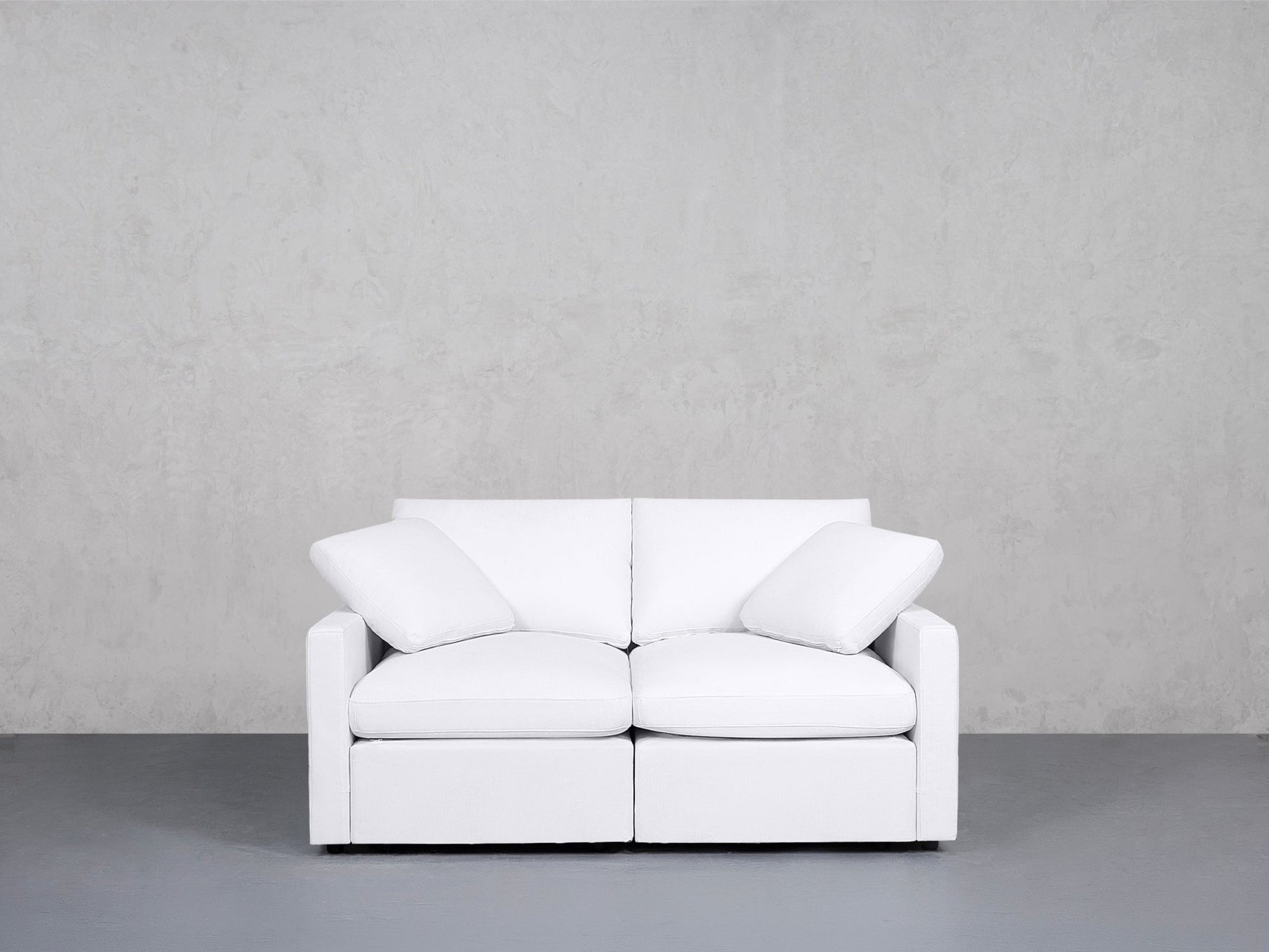 2-Seat Modular Loveseat (Thin Arms) - 7th Avenue