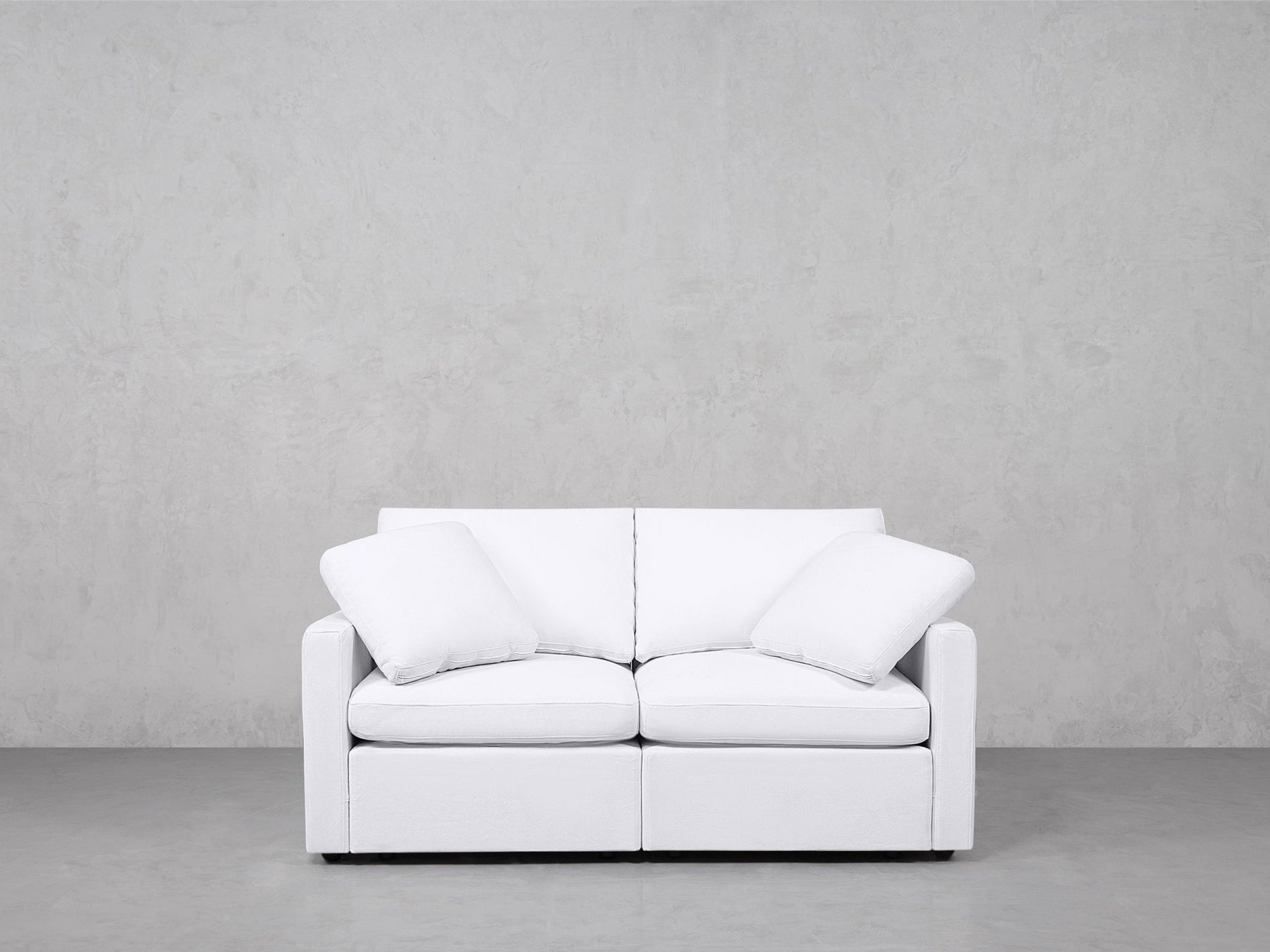2-Seat Modular Loveseat (Thin Arms) - 7th Avenue