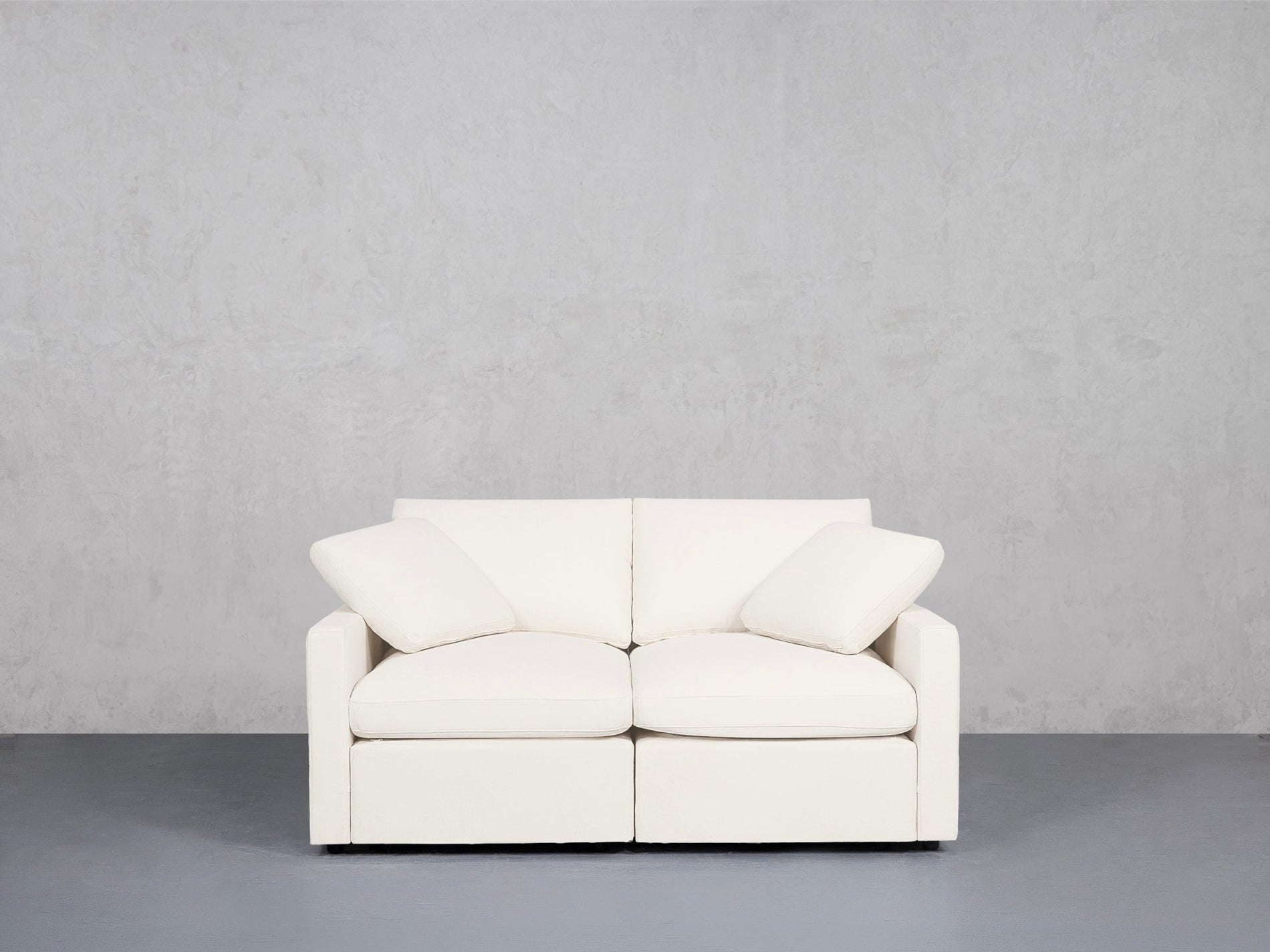 2-Seat Modular Loveseat (Thin Arms) - 7th Avenue