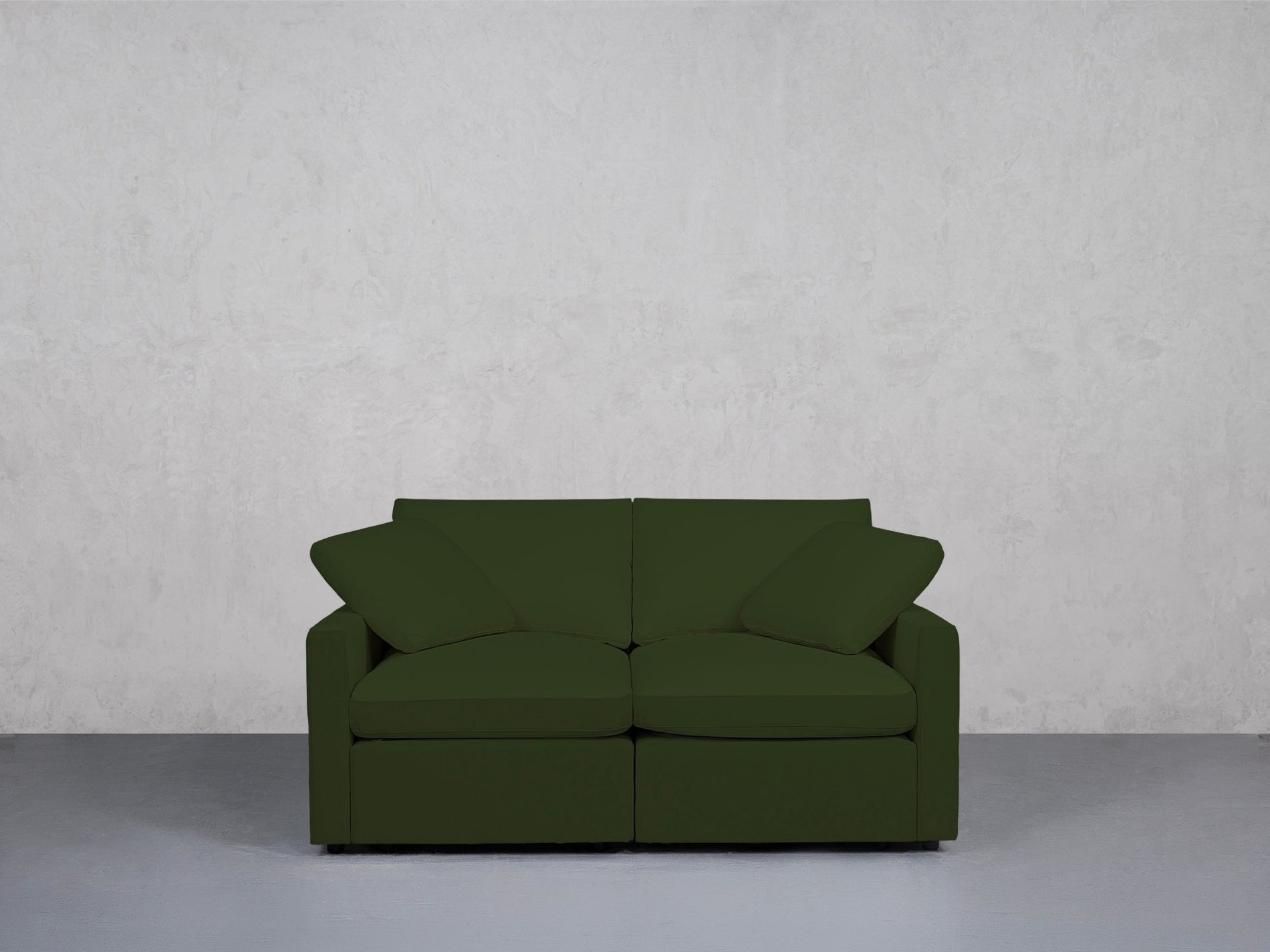 2-Seat Modular Loveseat (Thin Arms) - 7th Avenue