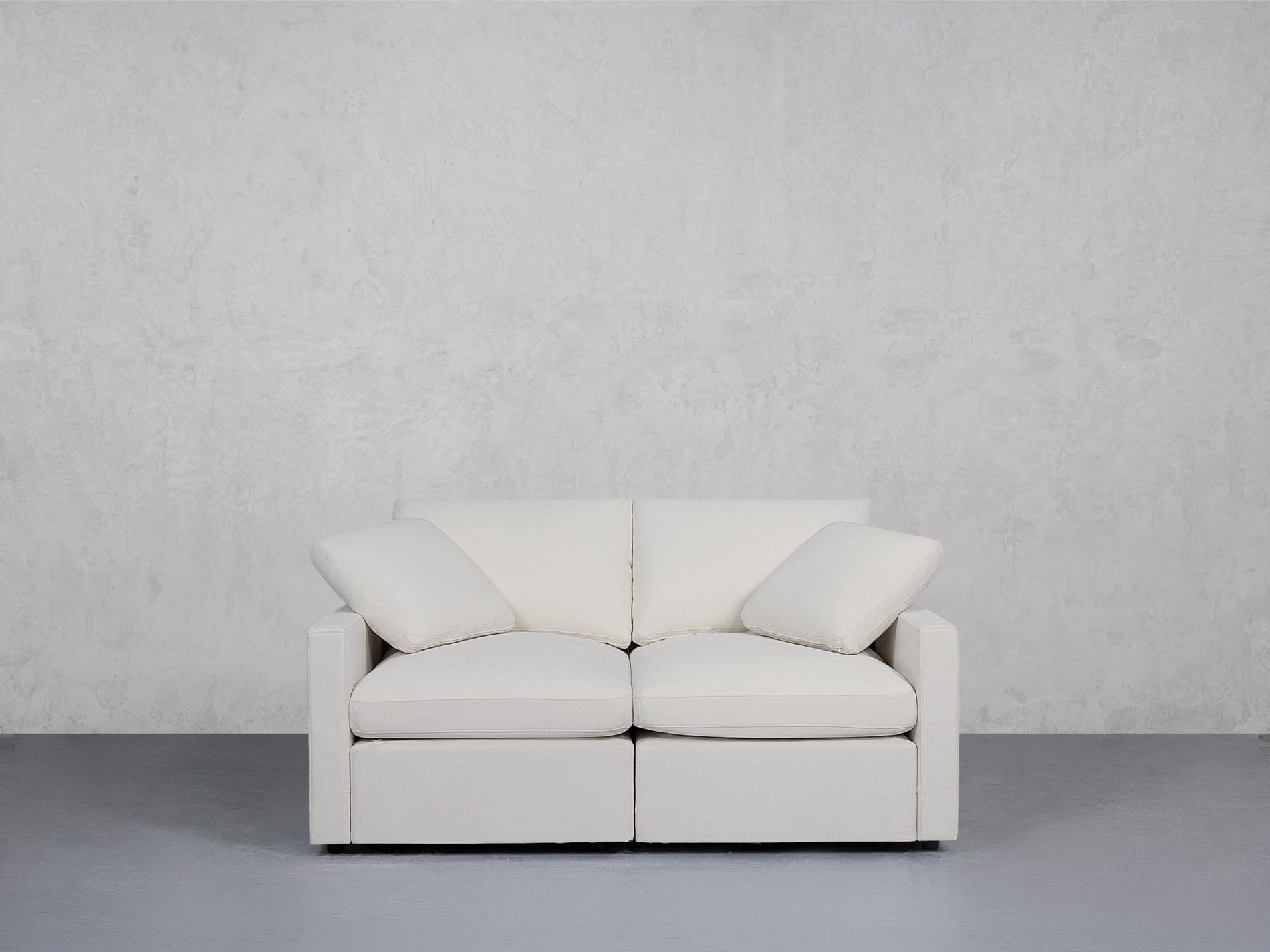 2-Seat Modular Loveseat (Thin Arms) - 7th Avenue