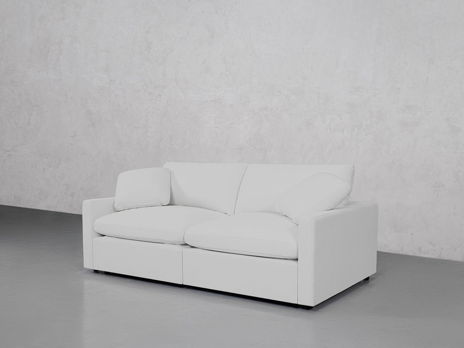 2-Seat Modular Loveseat (Thin Arms) - 7th Avenue