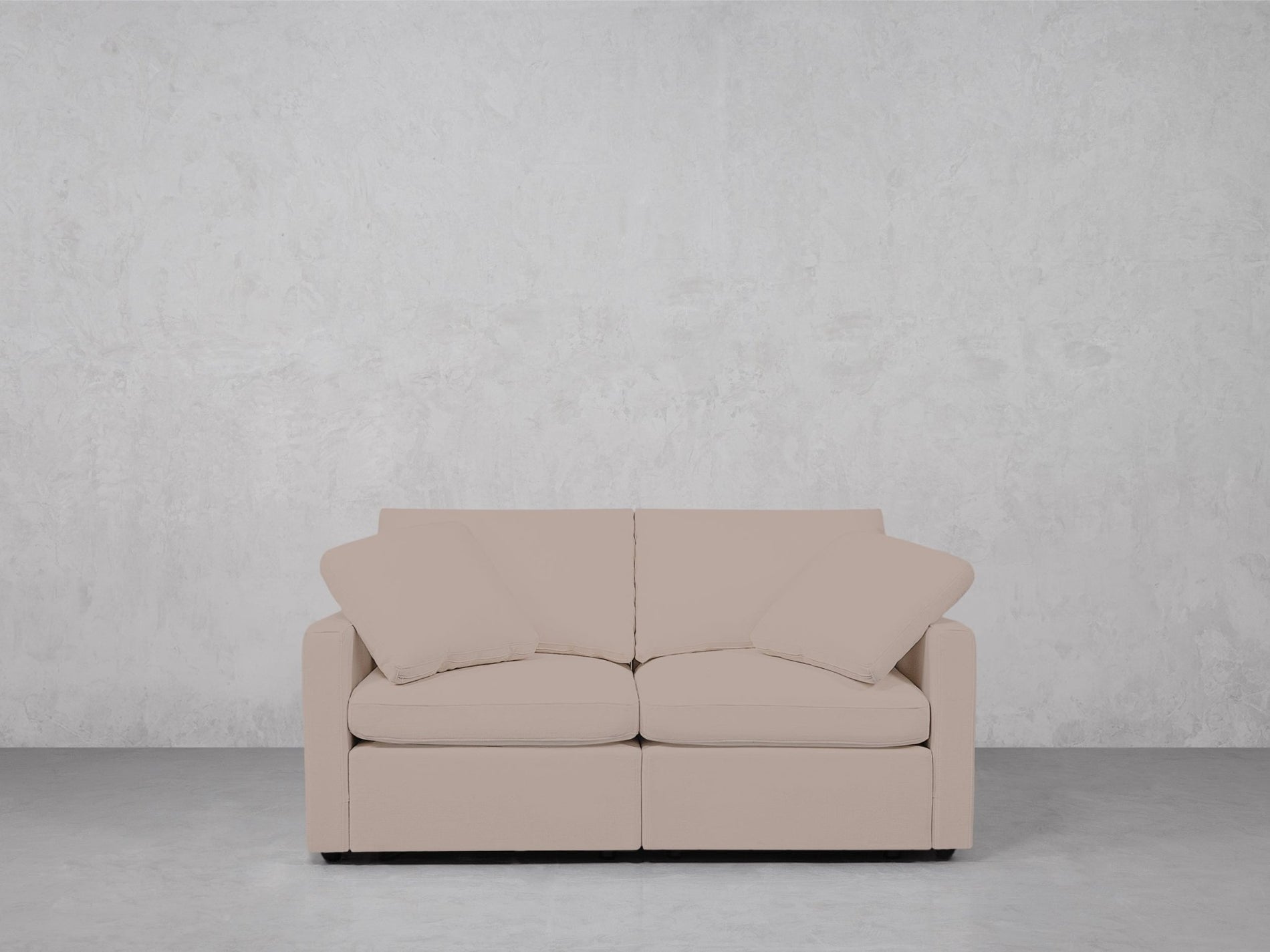 2-Seat Modular Loveseat (Thin Arms) - 7th Avenue