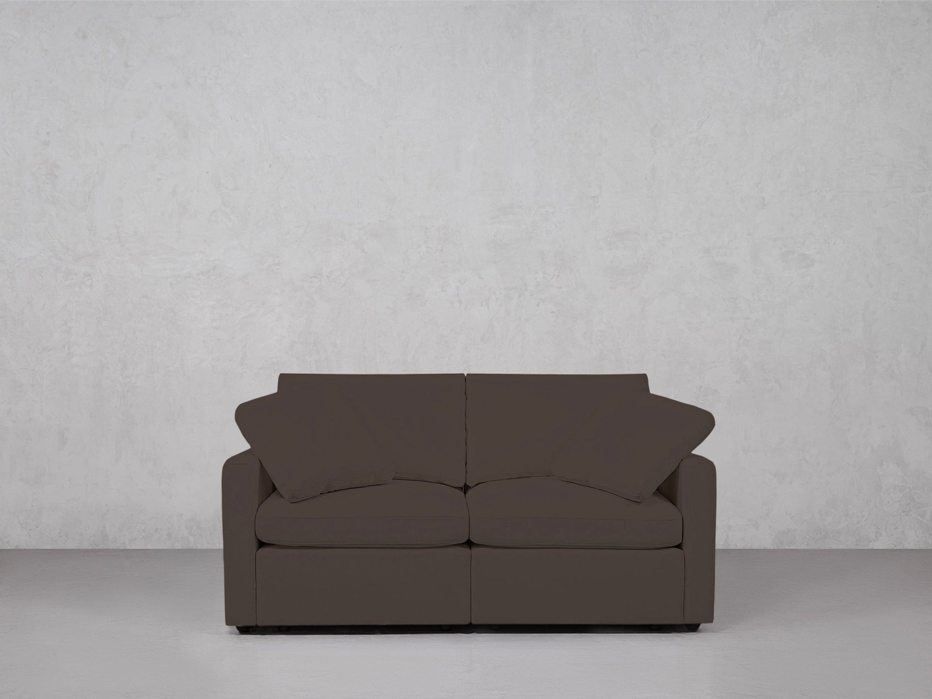 2-Seat Modular Loveseat (Thin Arms) - 7th Avenue