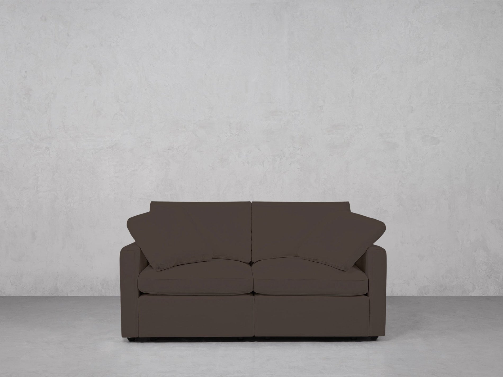 2-Seat Modular Loveseat (Thin Arms) - 7th Avenue