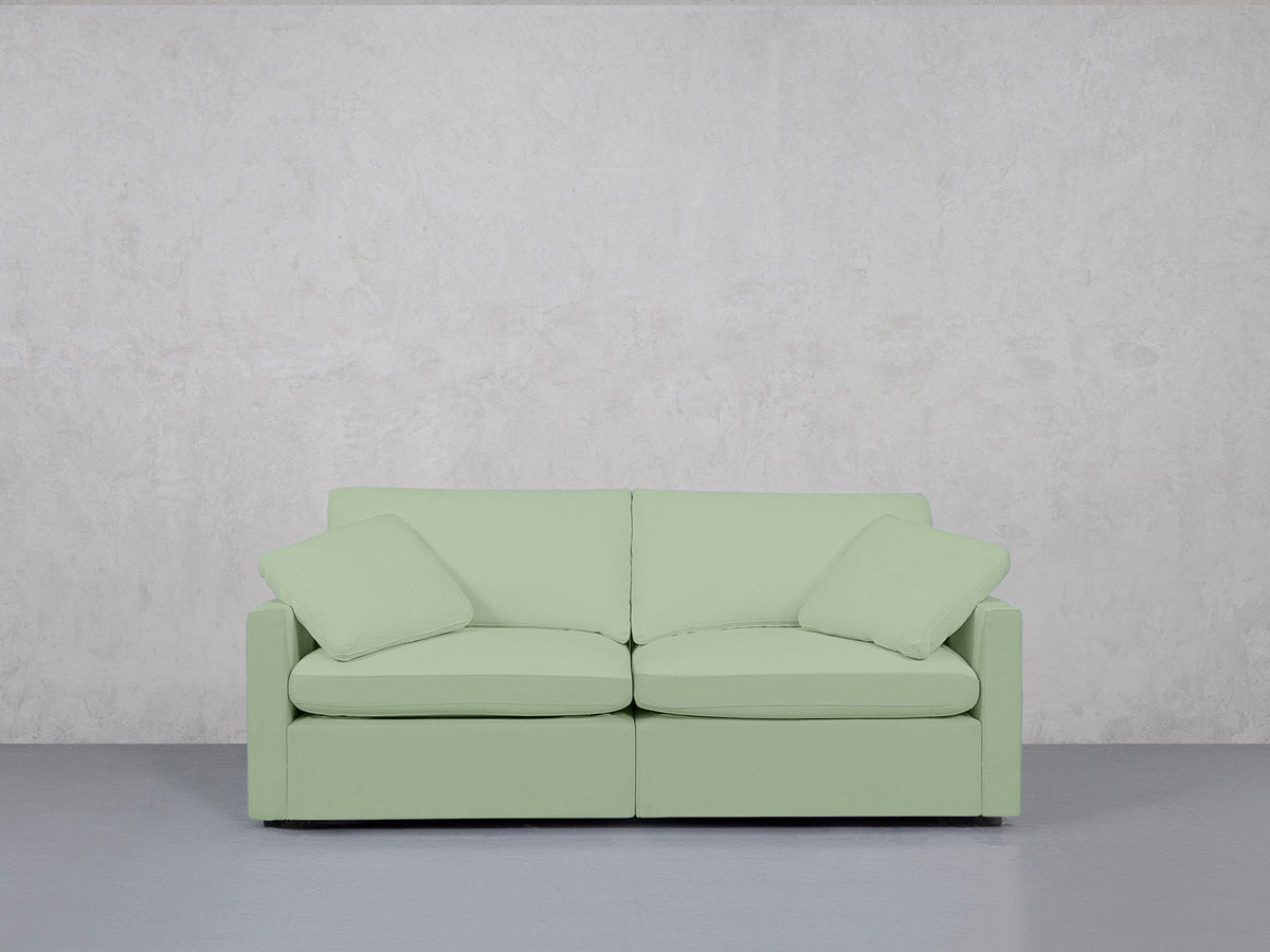 2-Seat Modular Loveseat (Thin Arms) - 7th Avenue