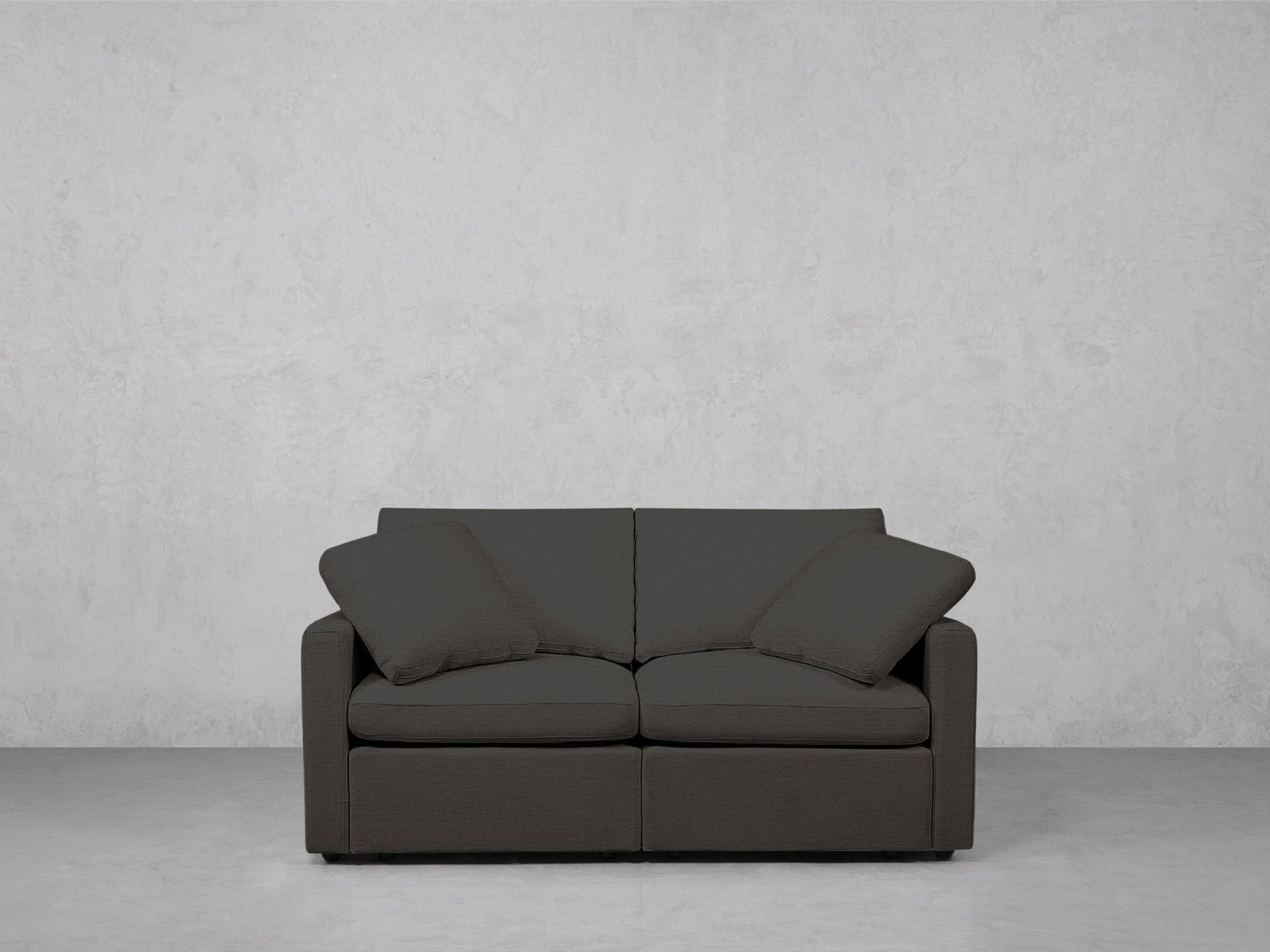 2-Seat Modular Loveseat (Thin Arms) - 7th Avenue