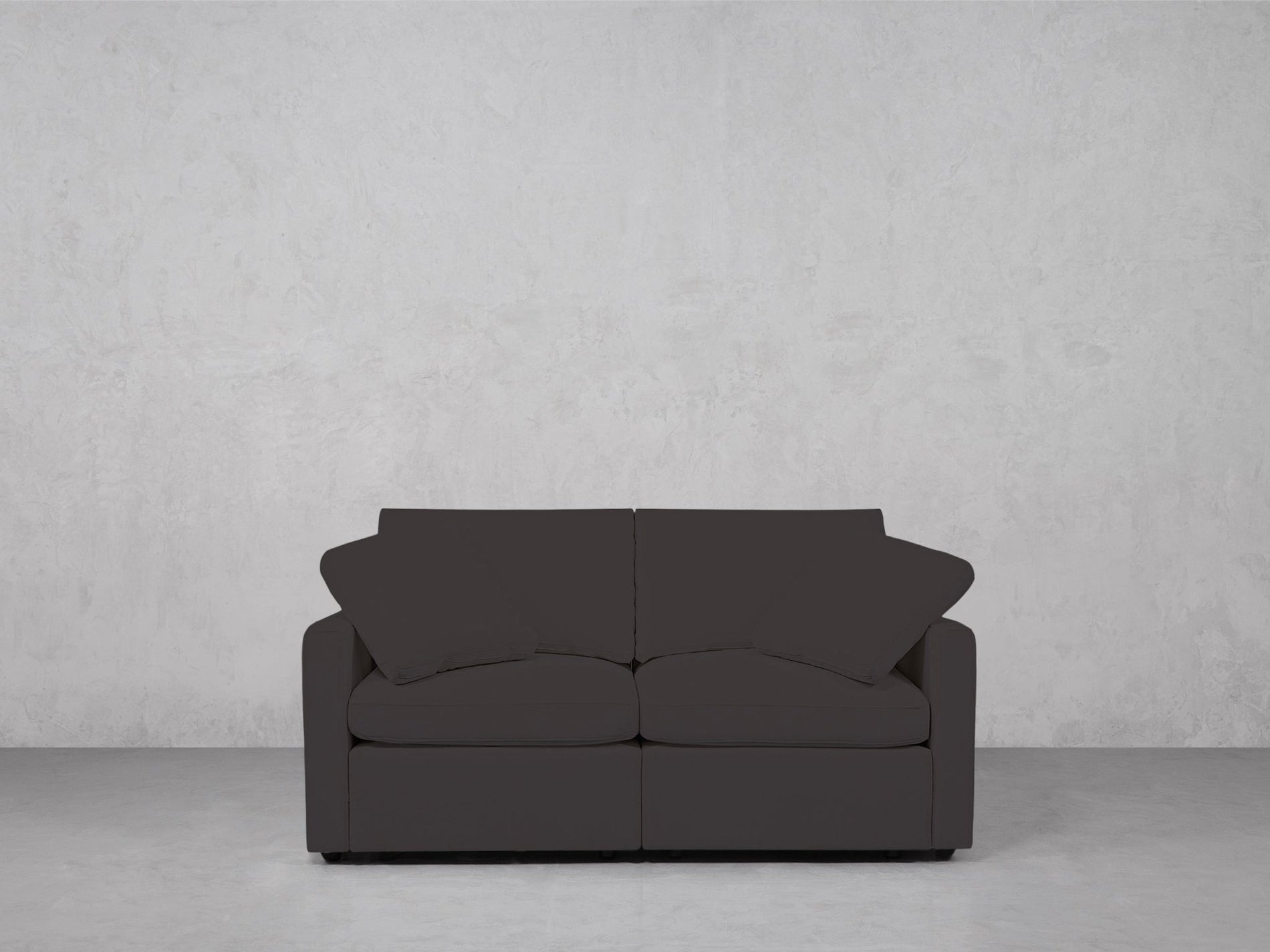 2-Seat Modular Loveseat (Thin Arms) - 7th Avenue