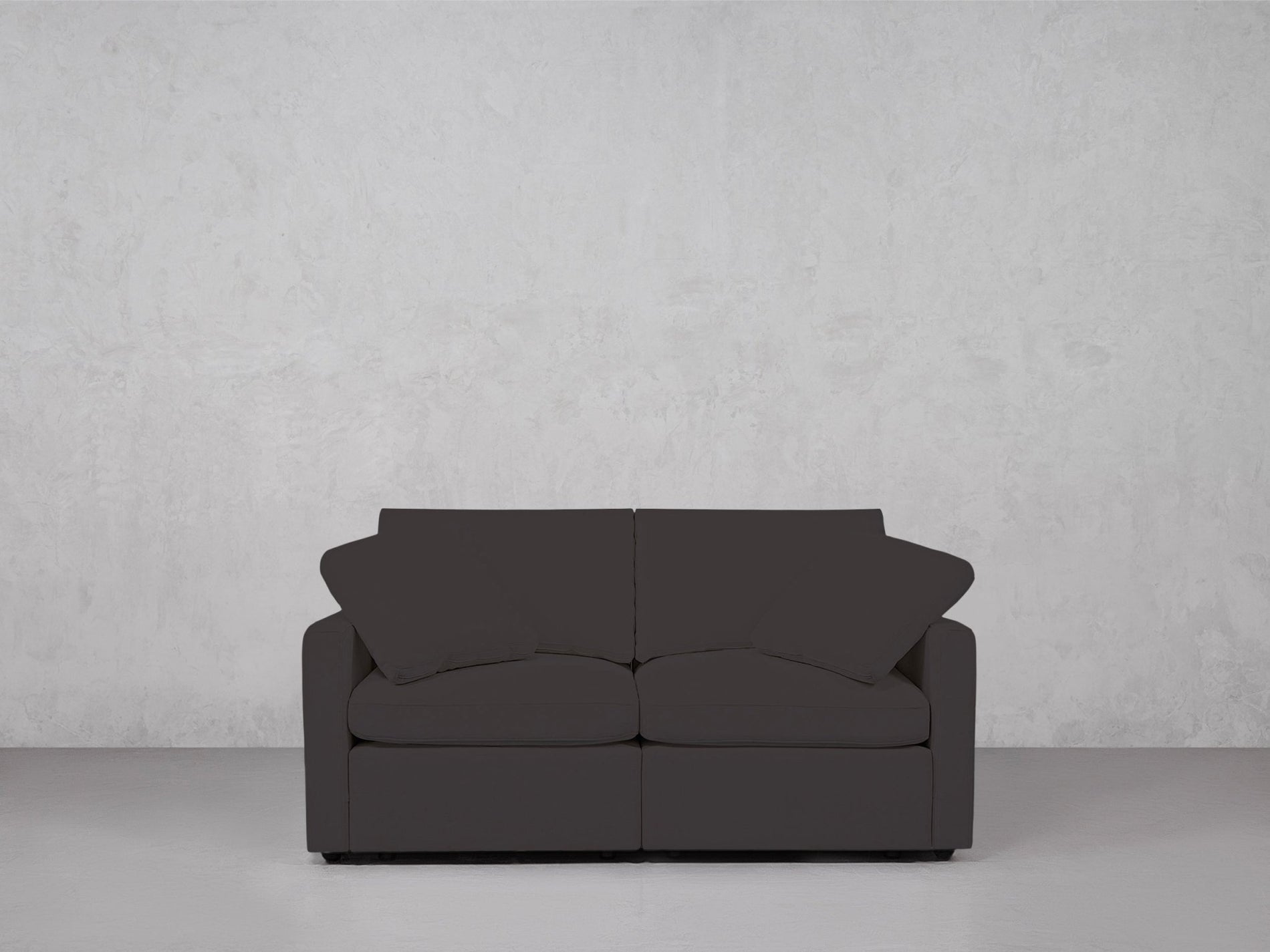 2-Seat Modular Loveseat (Thin Arms) - 7th Avenue