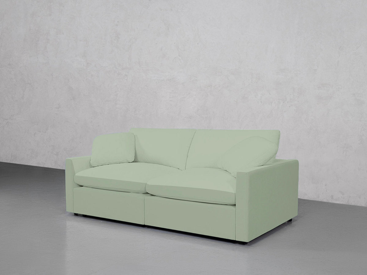 2-Seat Modular Loveseat (Thin Arms) - 7th Avenue