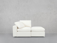 2-Seat Modular Lounger Loveseat