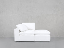 2-Seat Modular Lounger Loveseat