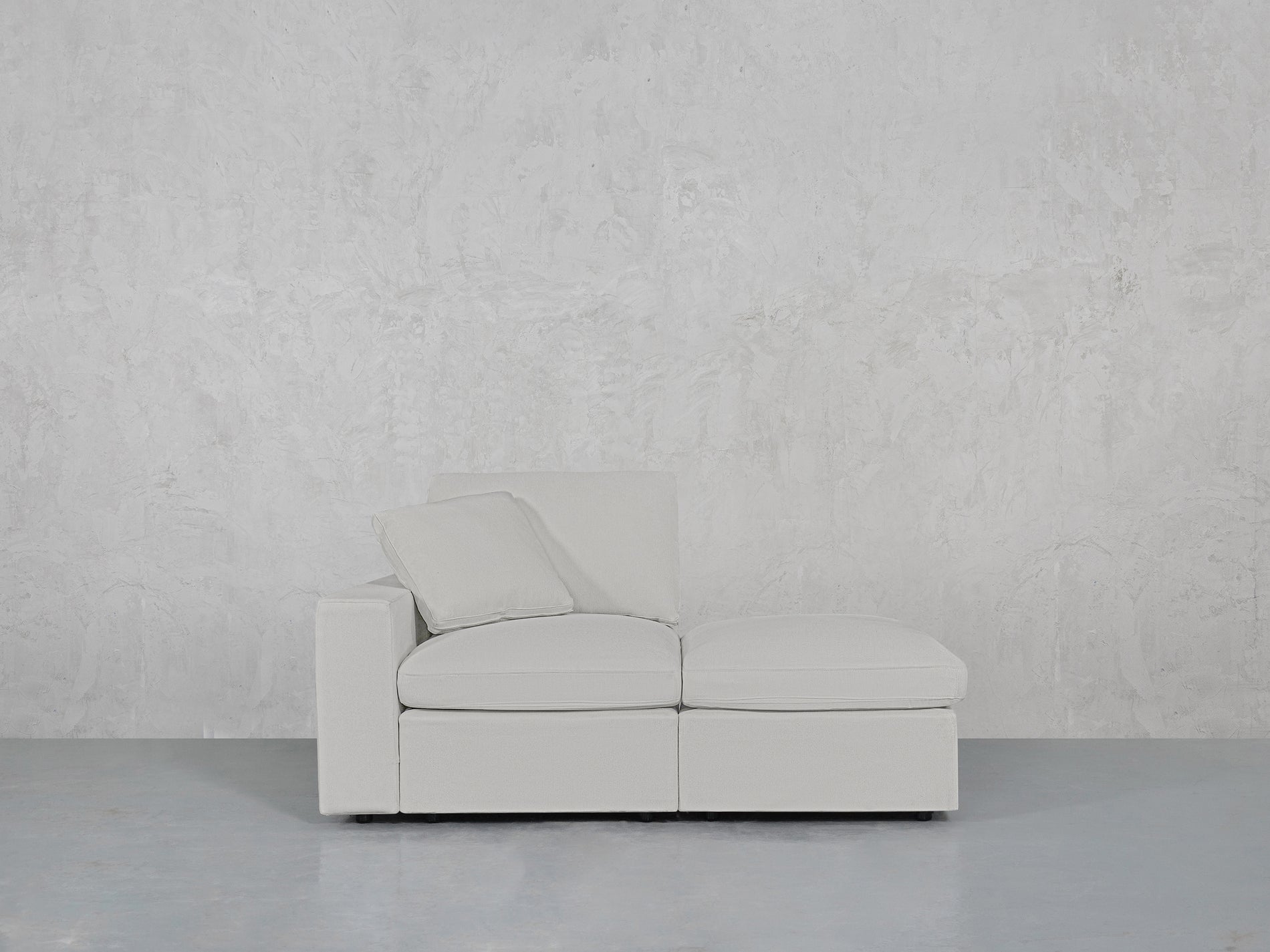 2-Seat Modular Lounger Loveseat