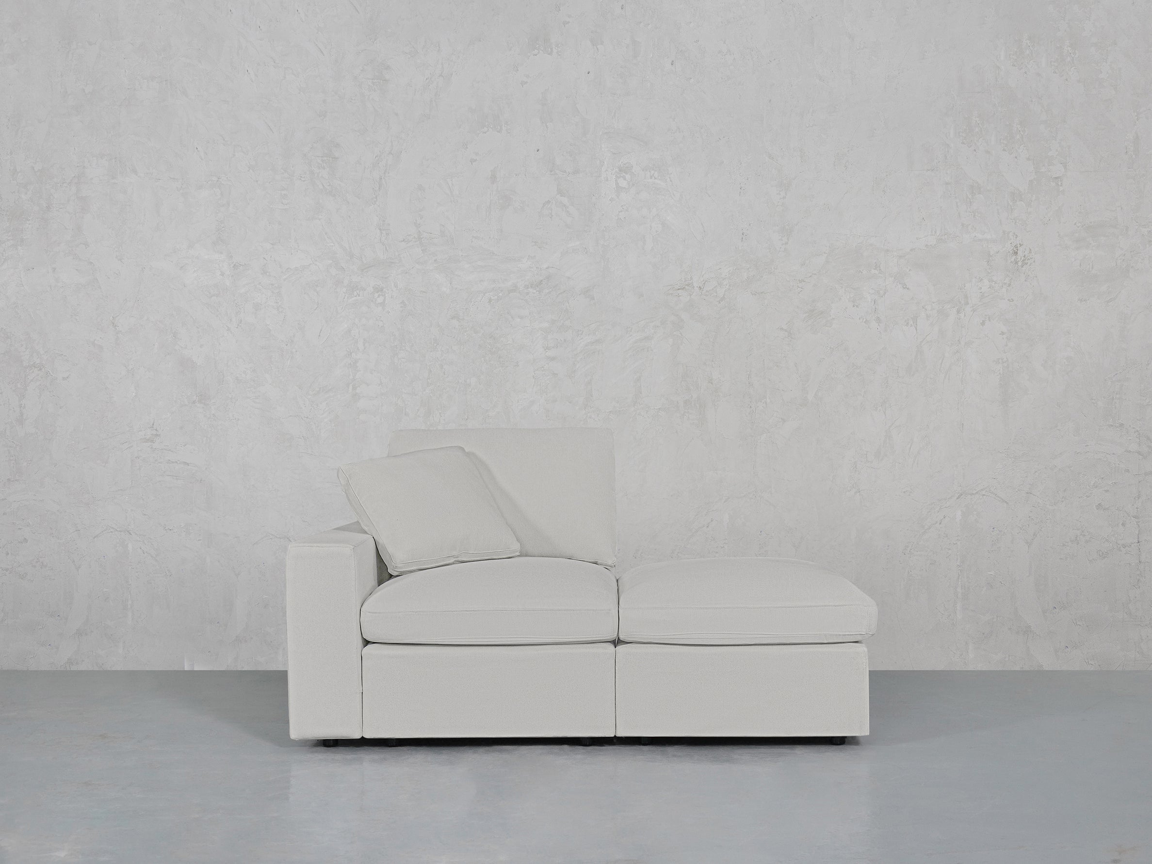 2-Seat Modular Lounger Loveseat