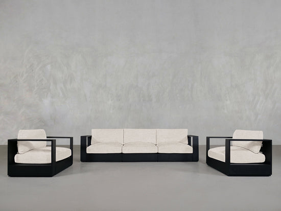 3 - 1 - 1 Sofa & Armchair Set Aluminum Outdoor - 7th Avenue