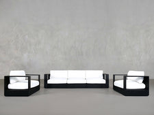 3 - 1 - 1 Sofa & Armchair Set Aluminum Outdoor - 7th Avenue