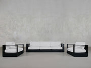 3 - 1 - 1 Sofa & Armchair Set Aluminum Outdoor - 7th Avenue