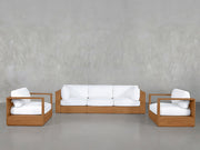 3-1-1 Sofa & Armchair Set Teak Outdoor - 7th Avenue