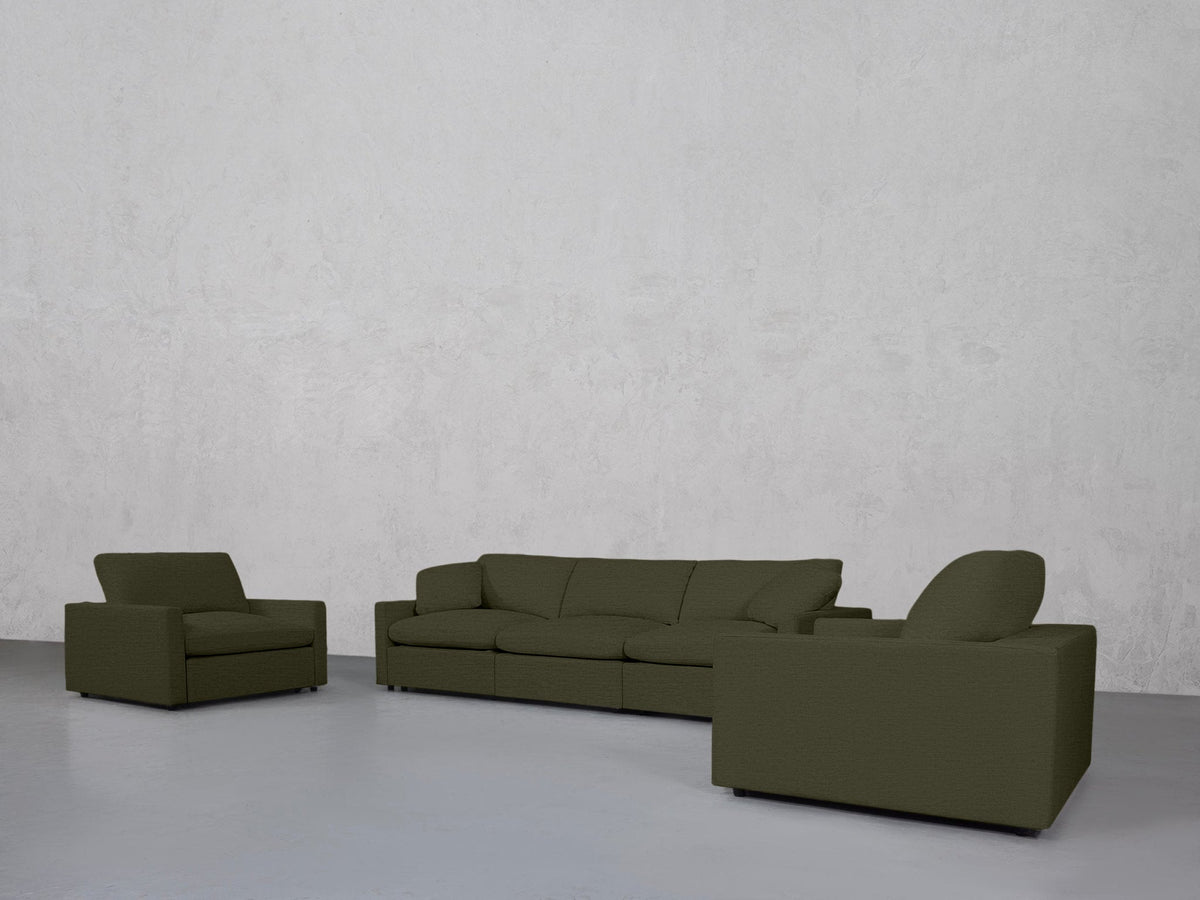 3-1-1 Sofa & Armchair Set (Thin Arms) - 7th Avenue