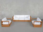 3-1-1 Sofa & Armchair Set Teak Outdoor