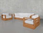 3-1-1 Sofa & Armchair Set Teak Outdoor