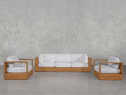 3-1-1 Sofa & Armchair Set Teak Outdoor