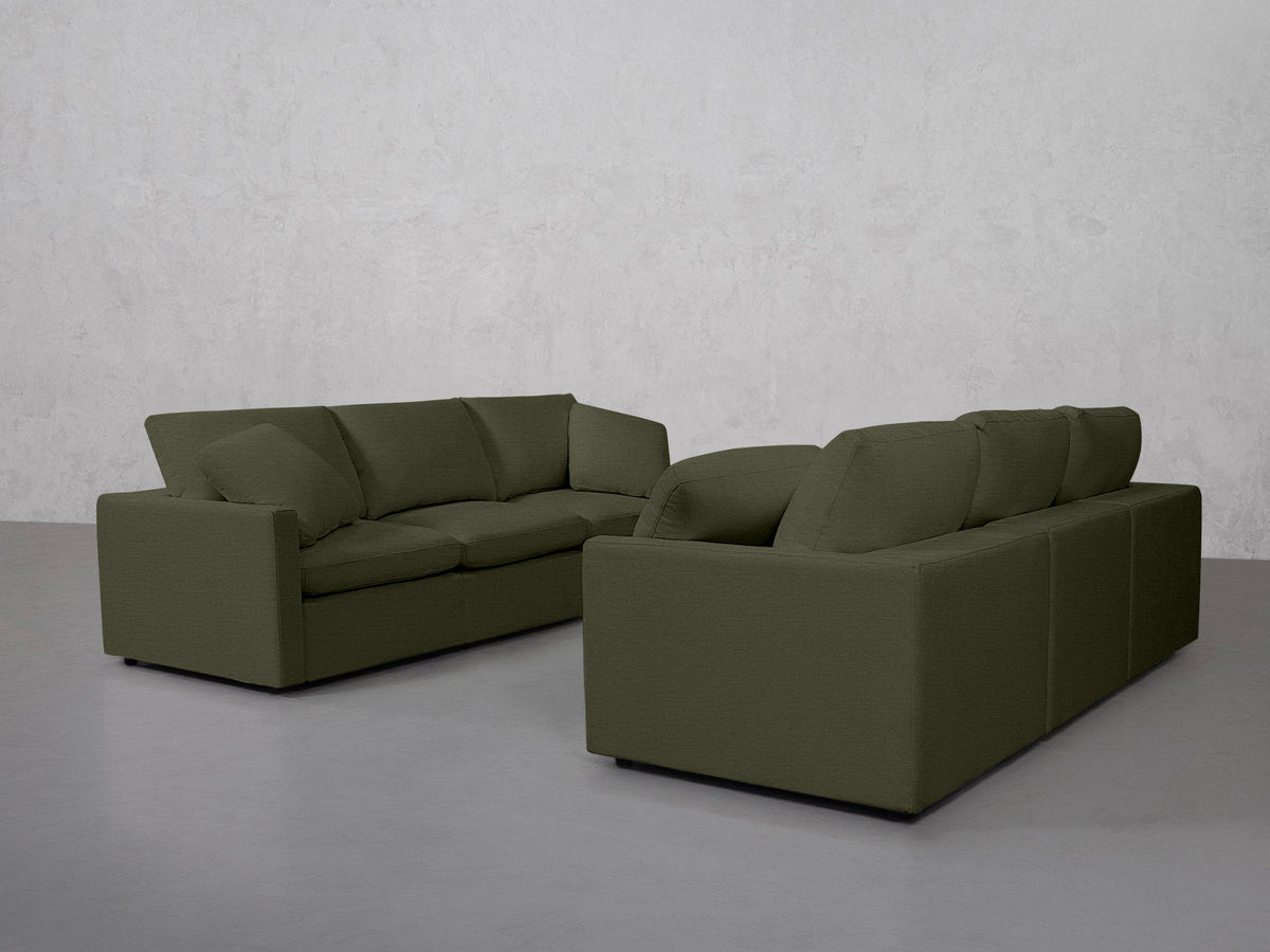 3-3 Sofa Set (Thin Arms) - 7th Avenue
