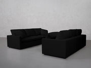 3-3 Sofa Set (Thin Arms) - 7th Avenue