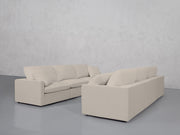 3-3 Sofa Set (Thin Arms) - 7th Avenue