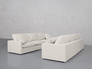 3-3 Sofa Set (Thin Arms) - 7th Avenue