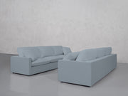 3-3 Sofa Set (Thin Arms) - 7th Avenue