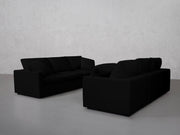 3-3 Sofa Set (Thin Arms) - 7th Avenue