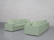 3-3 Sofa Set (Thin Arms) - 7th Avenue