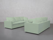 3-3 Sofa Set (Thin Arms) - 7th Avenue