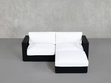3-Seat Modular Chaise Sectional Aluminum Outdoor