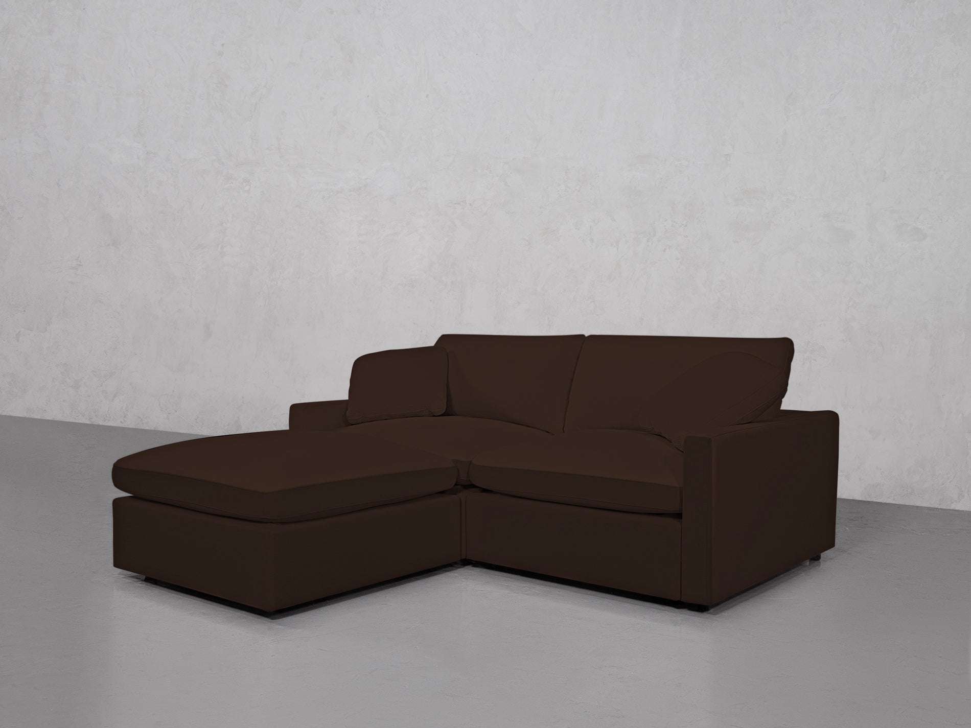 3-Seat Modular Chaise Sectional (Thin Arms)