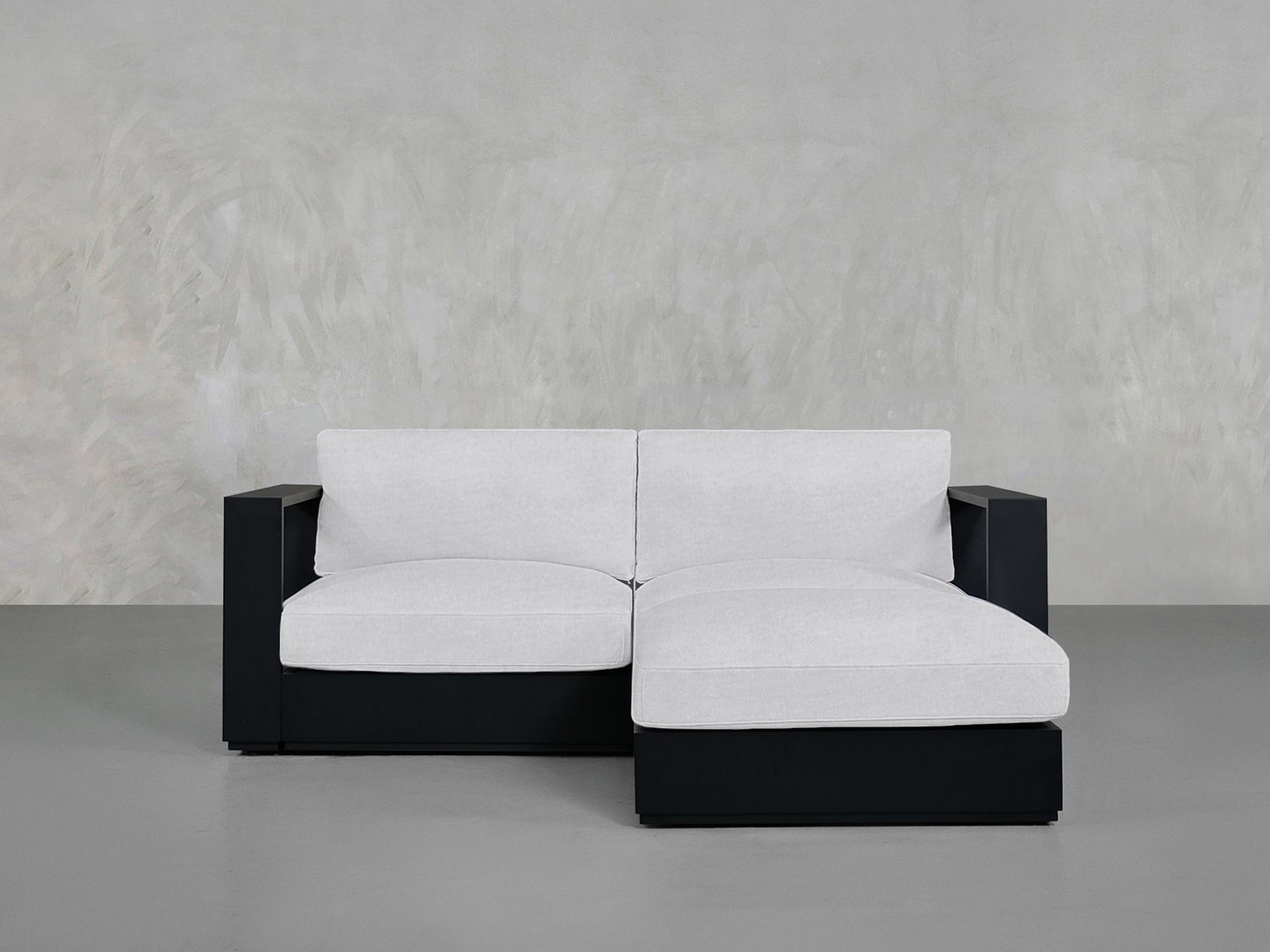 3-Seat Modular Chaise Sectional Aluminum Outdoor