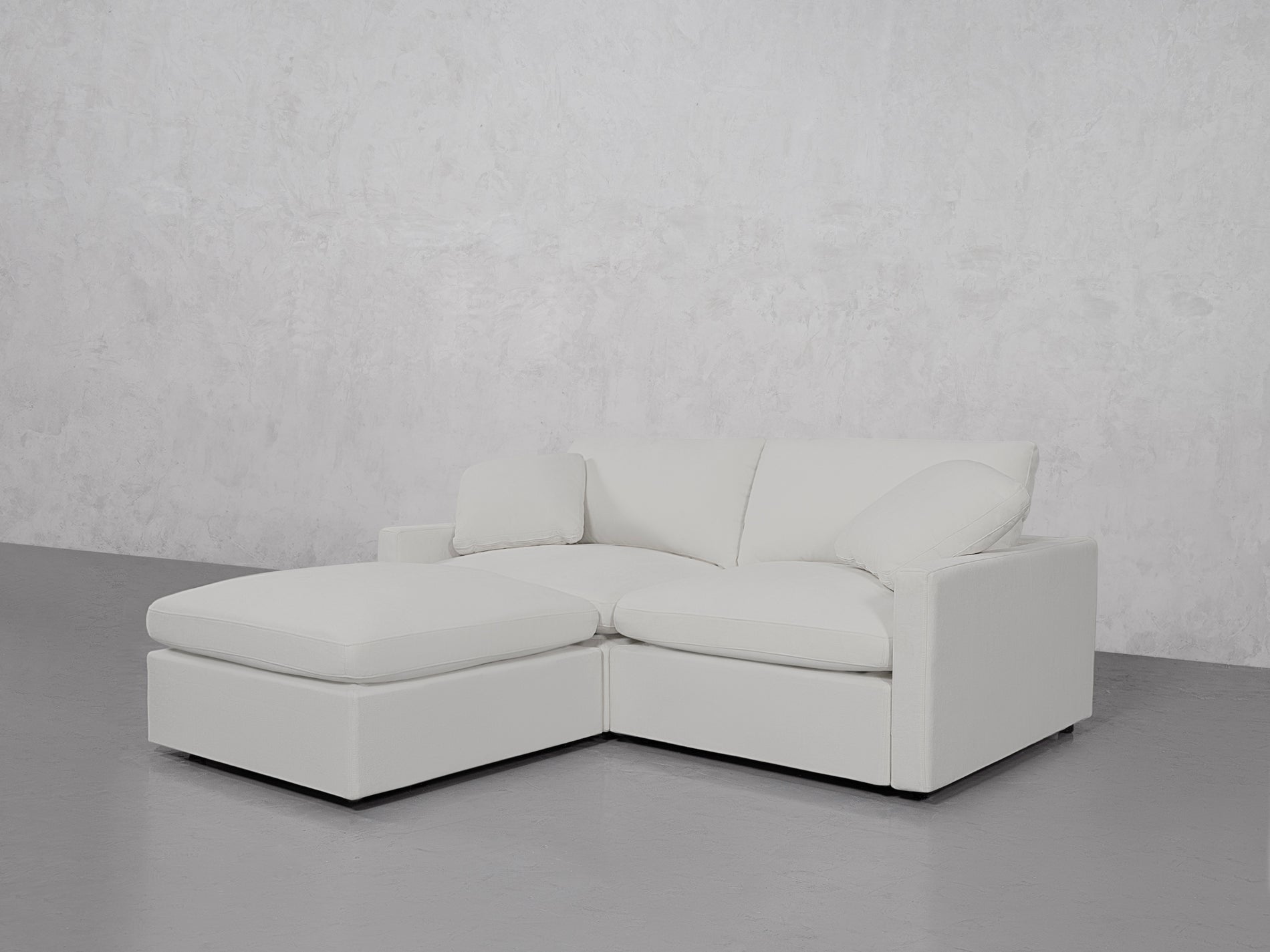 3-Seat Modular Chaise Sectional (Thin Arms)