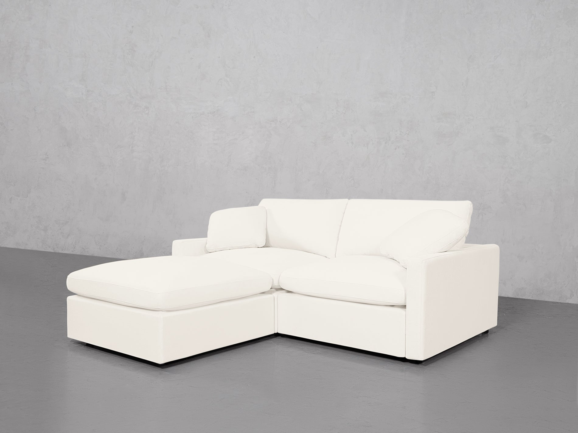 3-Seat Modular Chaise Sectional (Thin Arms)