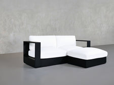 3-Seat Modular Chaise Sectional Aluminum Outdoor