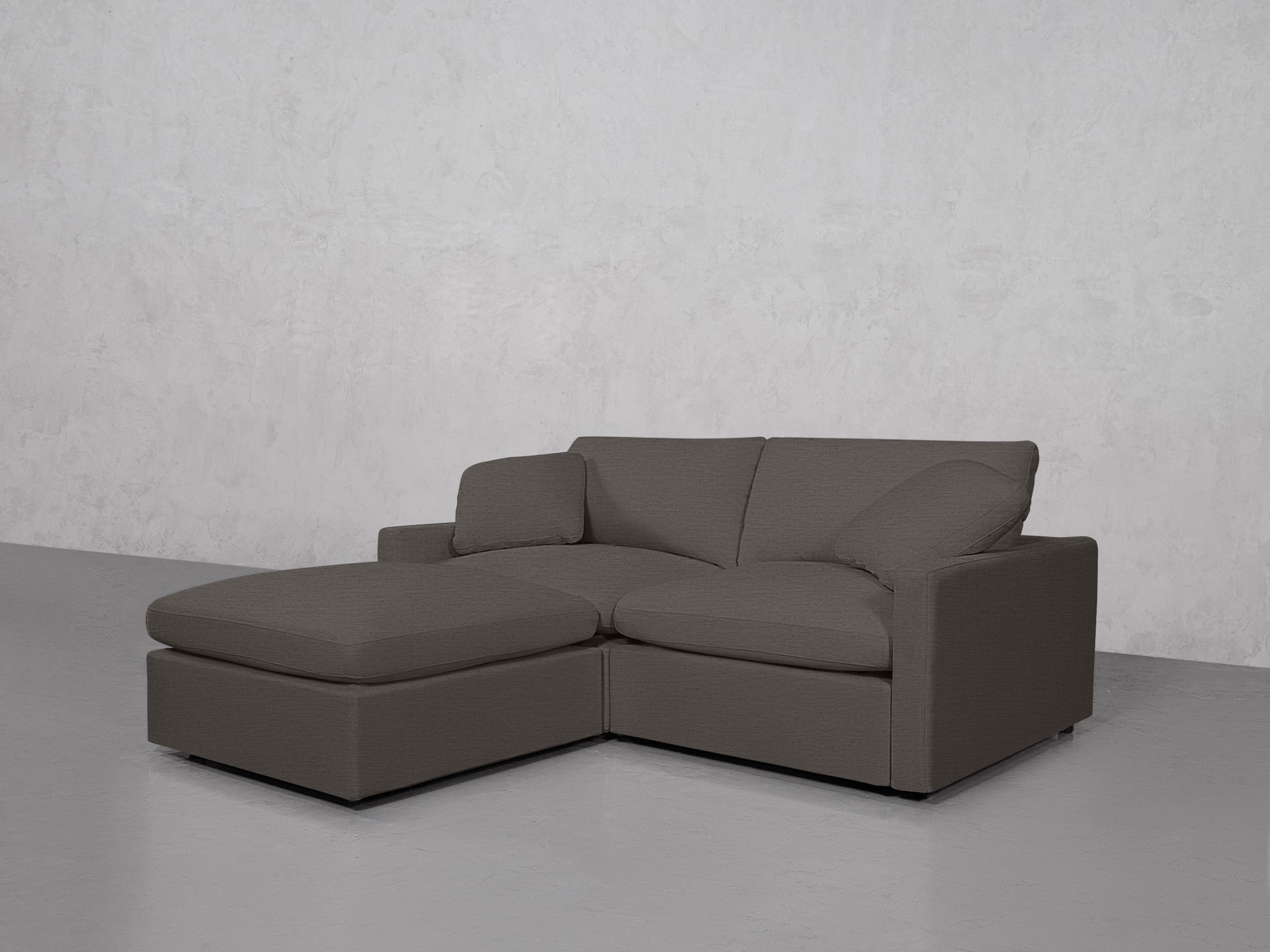 3-Seat Modular Chaise Sectional (Thin Arms)