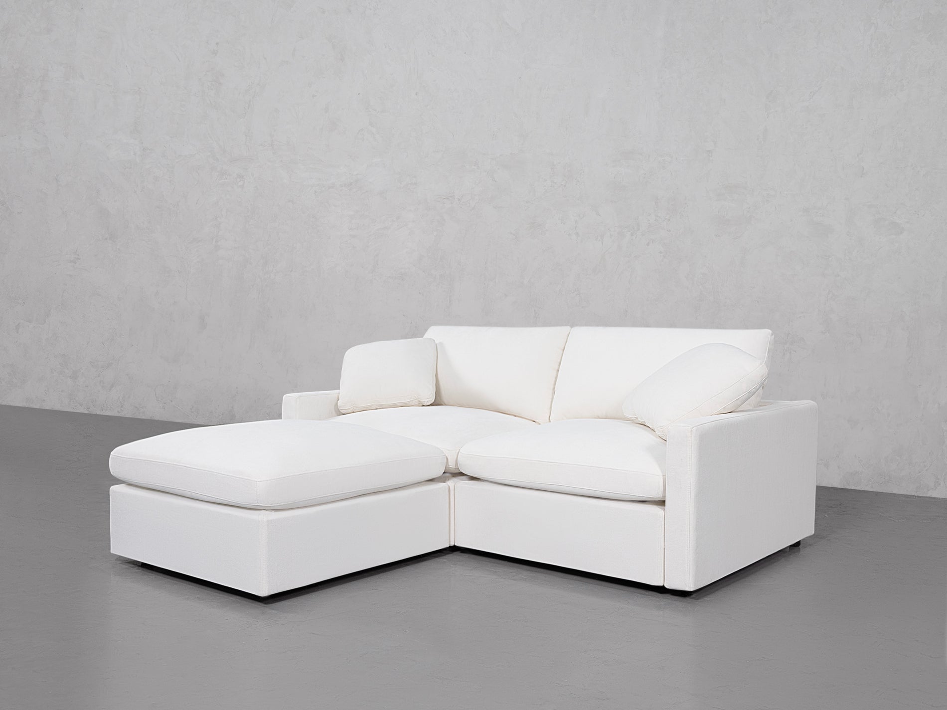 3-Seat Modular Chaise Sectional (Thin Arms)