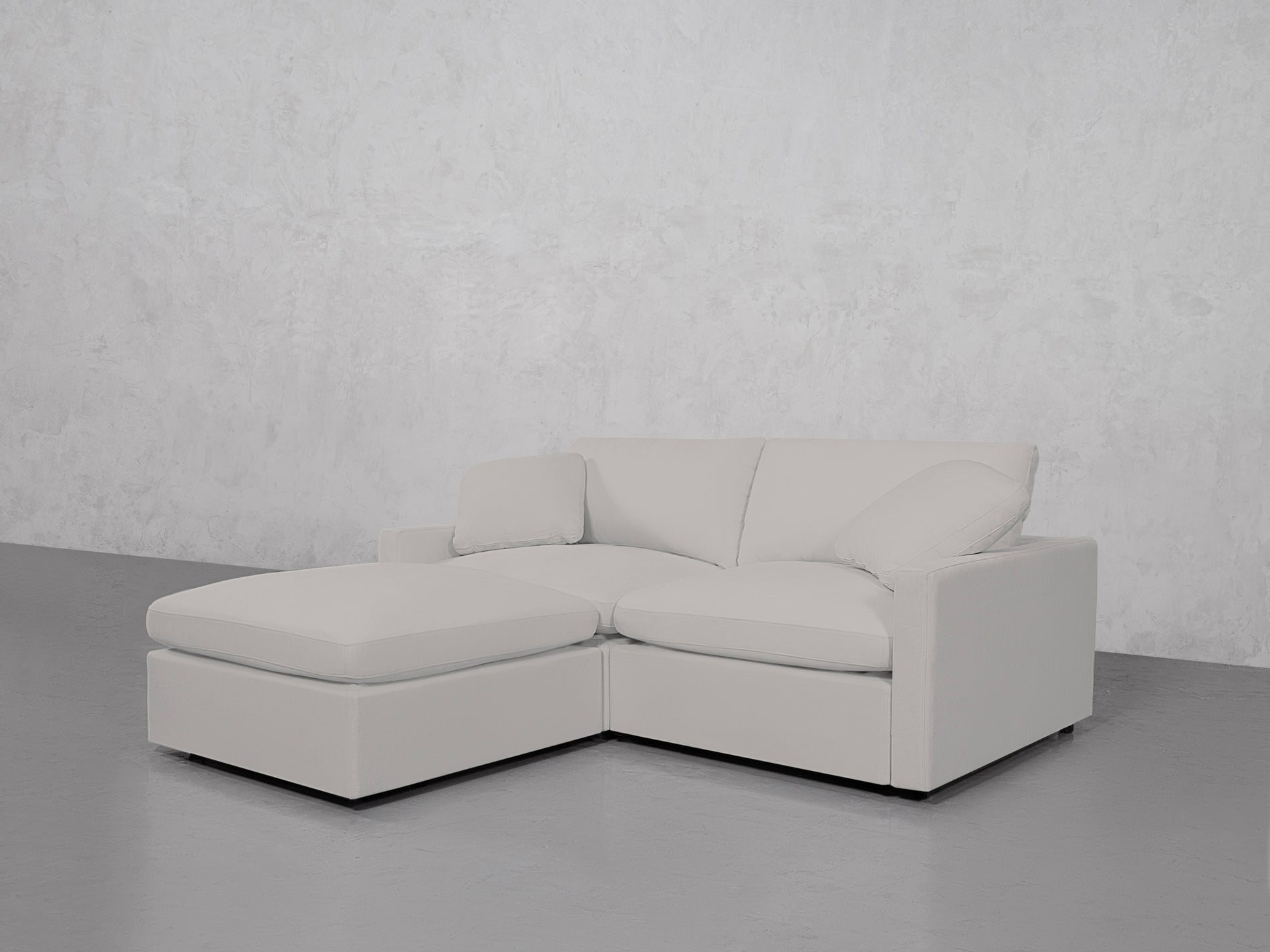 3-Seat Modular Chaise Sectional (Thin Arms)