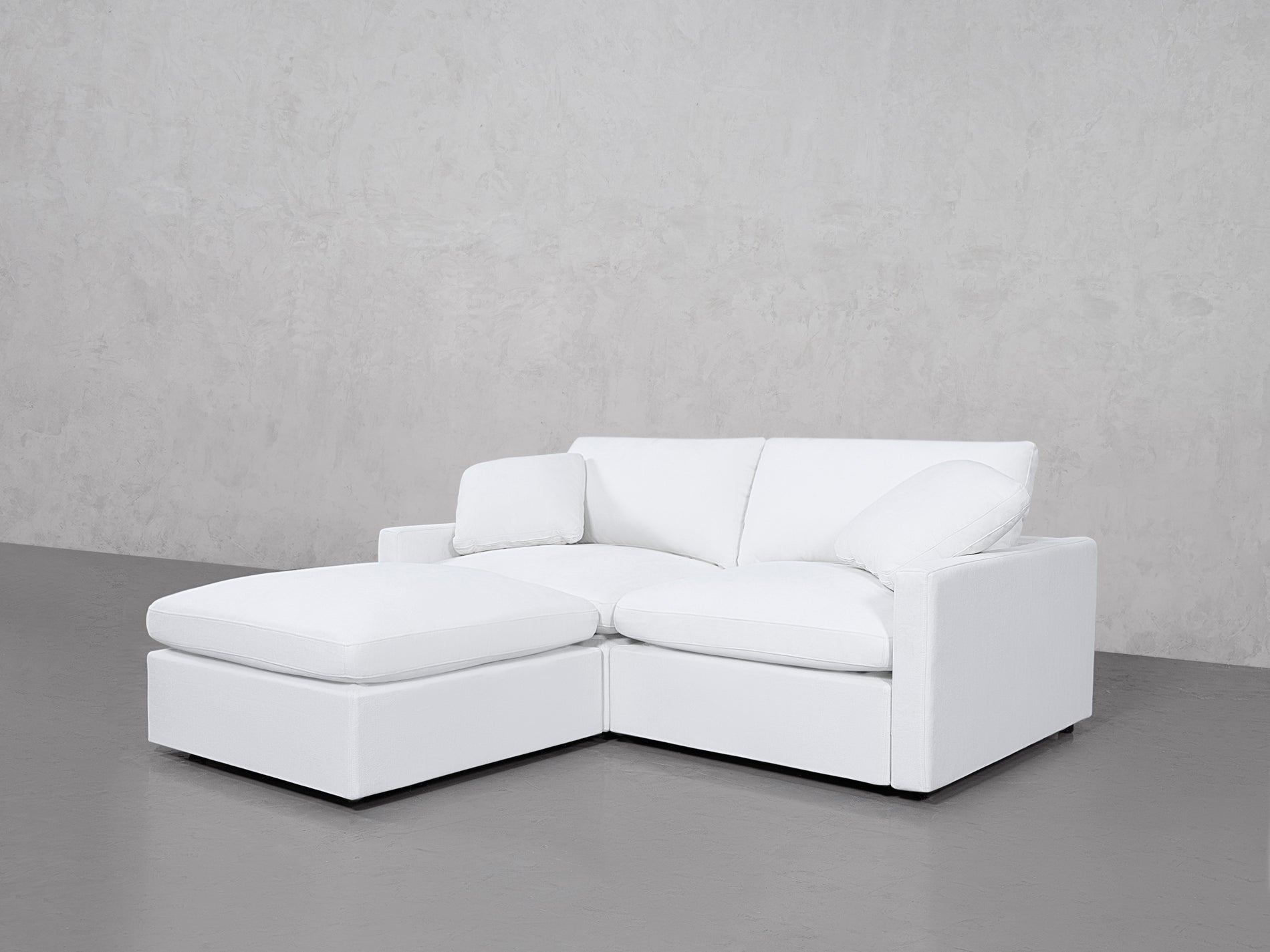3-Seat Modular Chaise Sectional (Thin Arms)