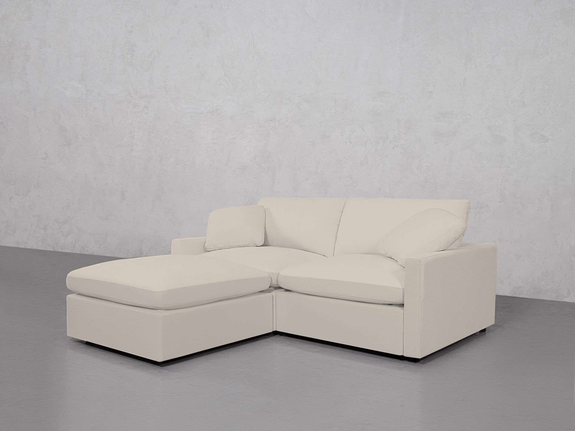 3-Seat Modular Chaise Sectional (Thin Arms)