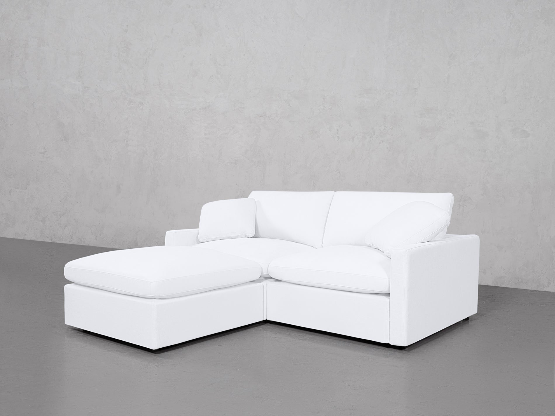 3-Seat Modular Chaise Sectional (Thin Arms)