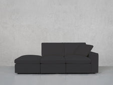 3-Seat Modular Corner Right Lounger Sofa