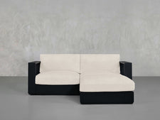 3 - Seat Modular Chaise Sectional Aluminum Outdoor - 7th Avenue